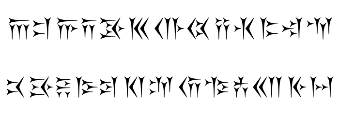 Kakoulookiam Font LOWERCASE
