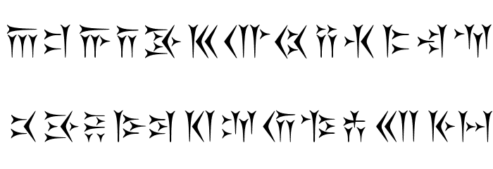 Kakoulookiam Font LOWERCASE