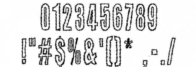 Kaktuspiste Font OTHER CHARS