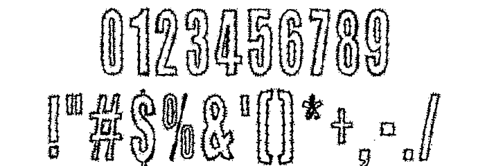 Kaktuspiste Font OTHER CHARS