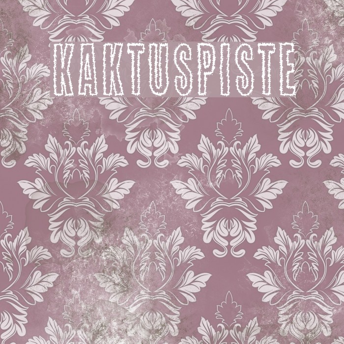 Kaktuspiste Font examples