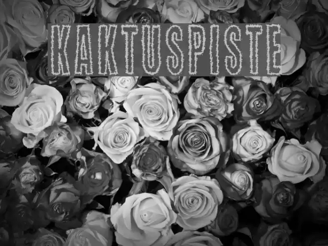 Kaktuspiste Font examples