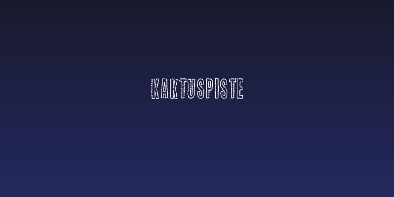 Kaktuspiste Social Header