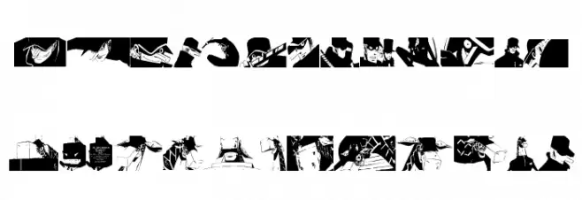 Kaku Dingbats One Piece Art One Piece Area Fonte MAIÚSCULAS