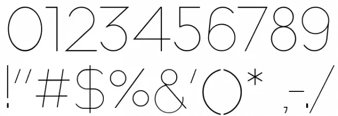 Kakuati Light Font OTHER CHARS