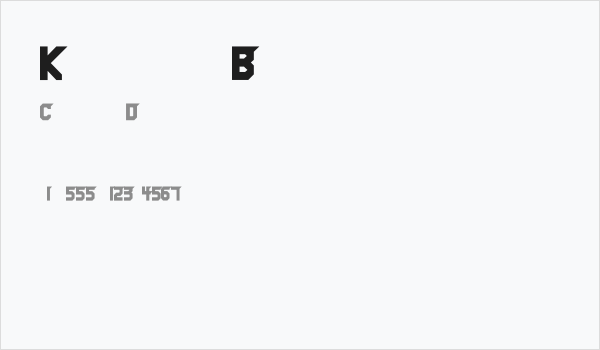 Kakudaron-B Business Card