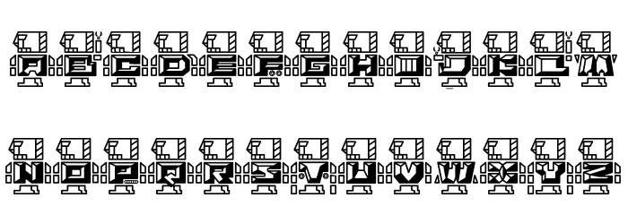 Kakusei Normal Font Litere mari