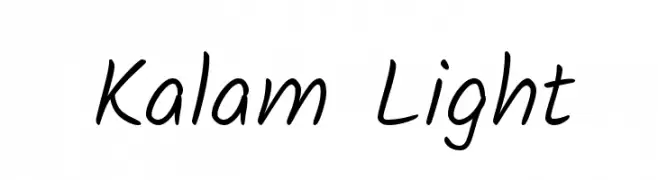 Kalam Light  フリーフォントのダウンロード