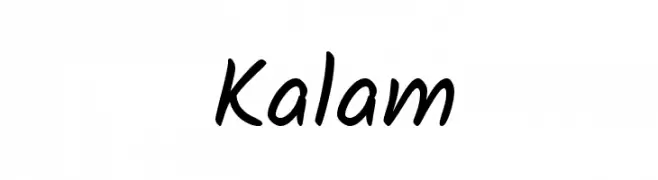Kalam  フリーフォントのダウンロード