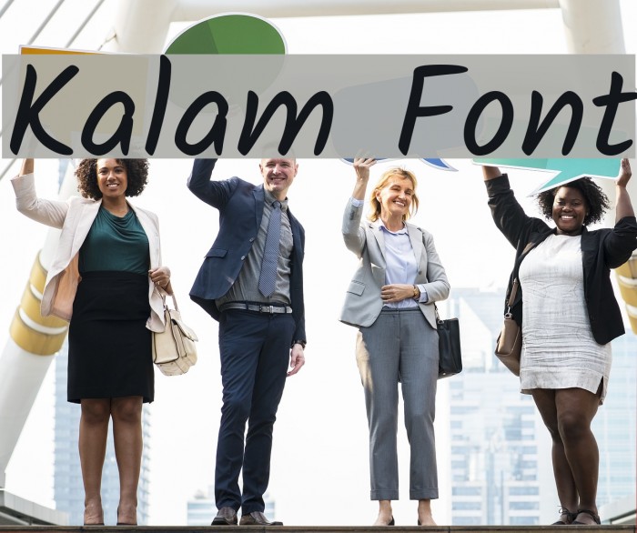 Kalam Font examples