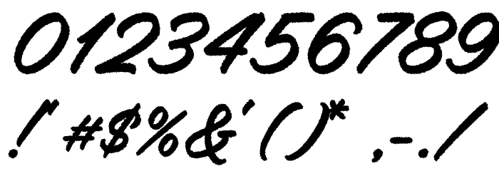 Kalamaya old Font OTHER CHARS