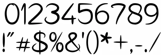 Kalamian Font OTHER CHARS