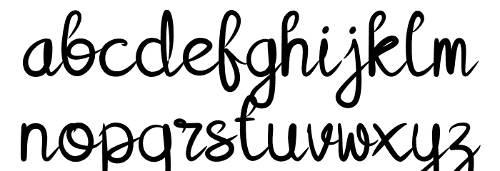 Kalamian Font LOWERCASE