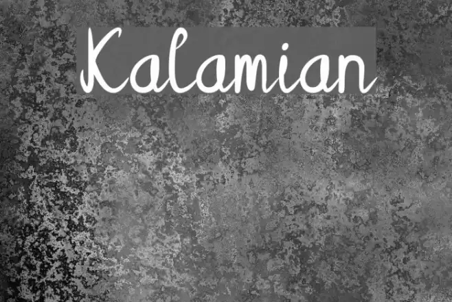 Kalamian Font examples