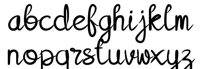Kalamian Font LOWERCASE