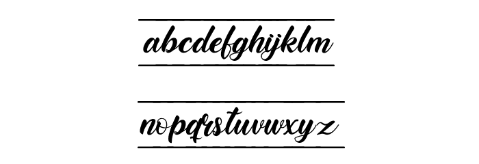Kaldevaderibbon Font LOWERCASE