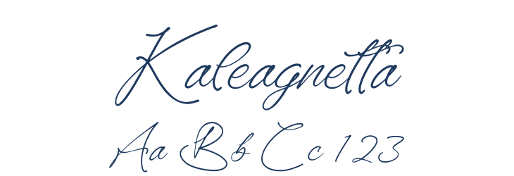 Kaleagnetta Font Preview
