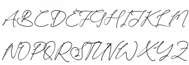 Kaleagnetta Caratteri MAIUSCOLE