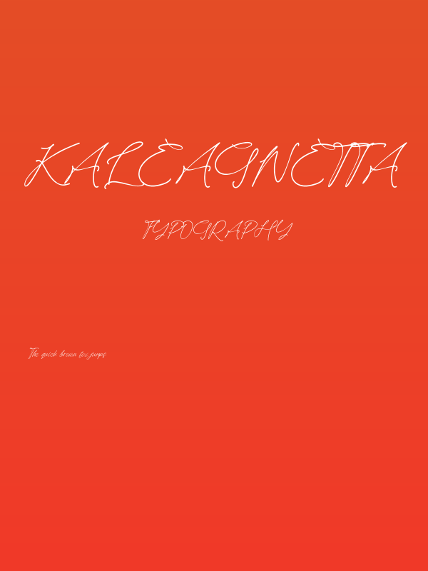 Kaleagnetta Poster