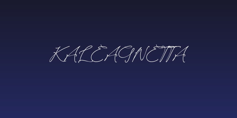 Kaleagnetta Social Header