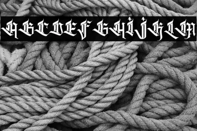 Kalecius personal use フォント examples