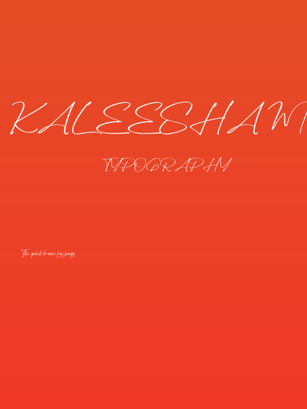 Kaleesha Mayolla Poster