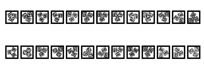 KaleidWieynckFrax Font LOWERCASE