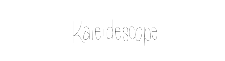 Kaleidescope Font