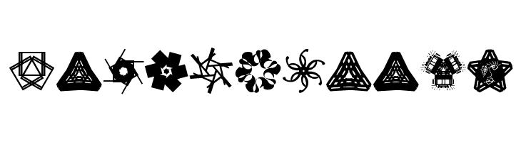 KaleidoBats  Free Fonts Download