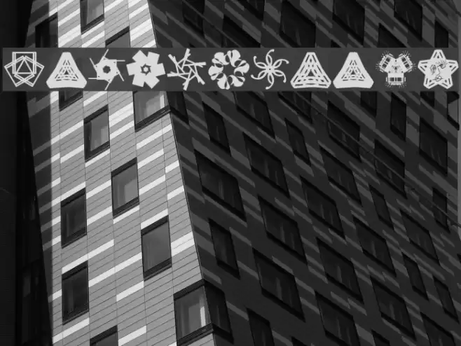 KaleidoBats Font examples