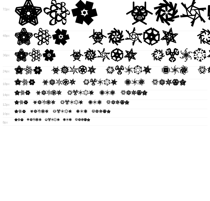 KaleidoBats Waterfall