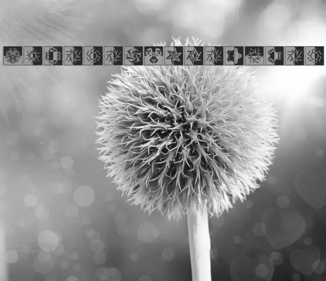 KaleidoTypesDrei Font examples