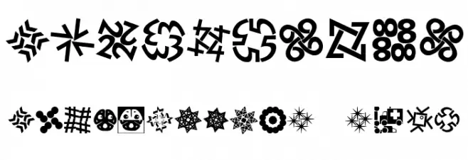 KaleidoTypesQuattro Font OTHER CHARS