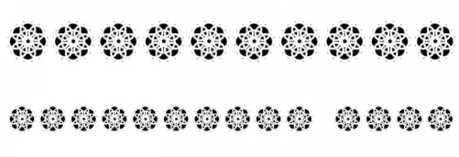 Kaleidoscopic Vision Font OTHER CHARS