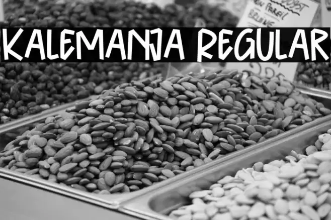 Kalemanja Regular Font examples