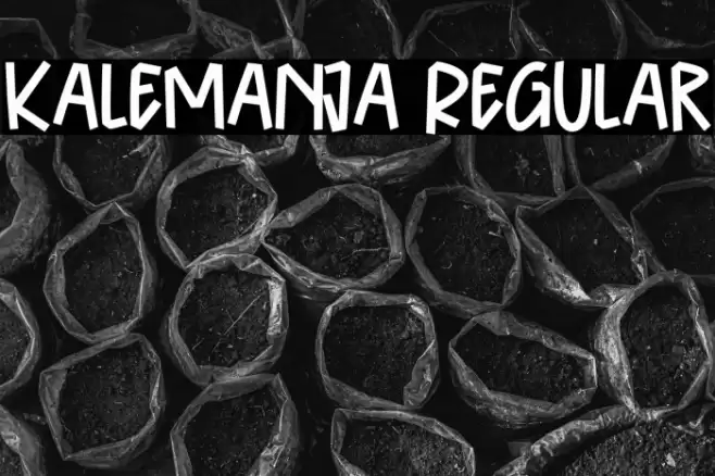 Kalemanja Regular Font examples