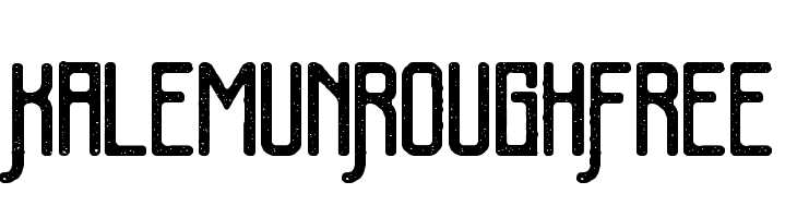 KalemunRoughFree  font caratteri gratis