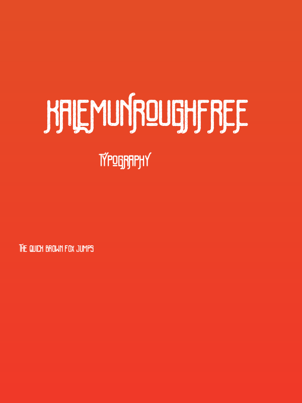 KalemunRoughFree Poster