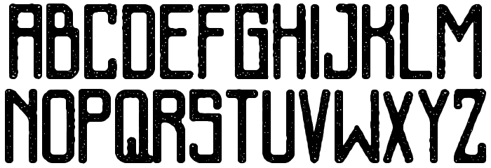 KalemunRoughFree Font LOWERCASE