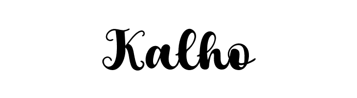 Kalho  免费字体下载
