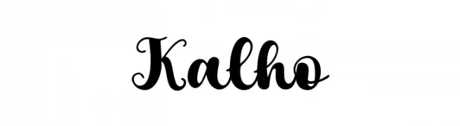Kalho  Скачать бесплатные шрифты