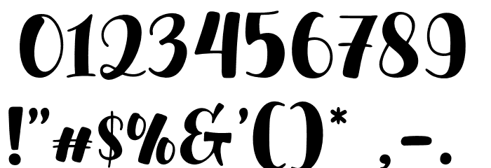 Kalho Schriftart Anderer Schreiben