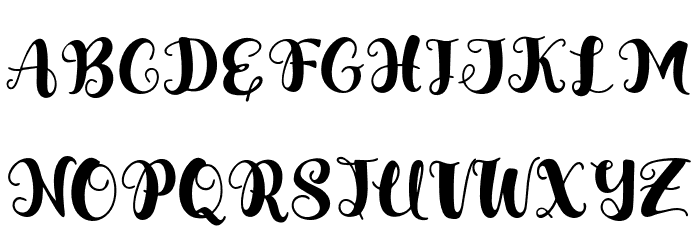 Kalho Schriftart Groß