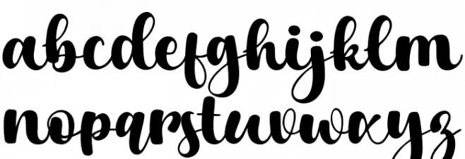 Kalho Font LOWERCASE