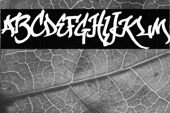 KaliGraff Font examples