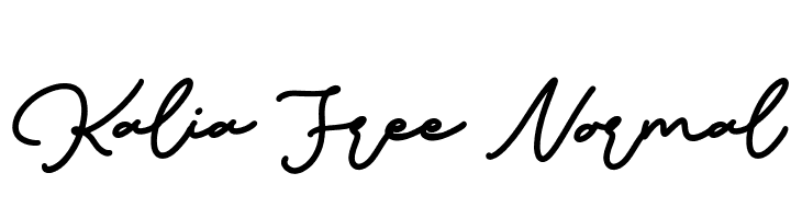 Kalia Free Normal  नि: शुल्क फ़ॉन्ट्स डाउनलोड