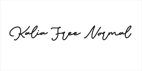 Kalia Free Normal Logo