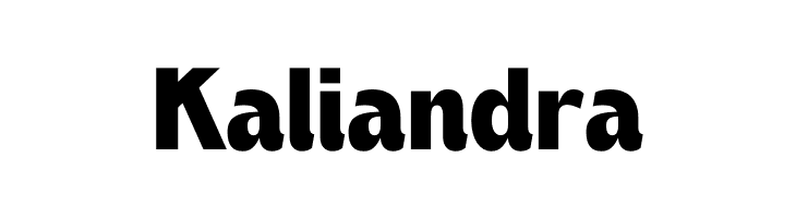 Kaliandra  Free Fonts Download
