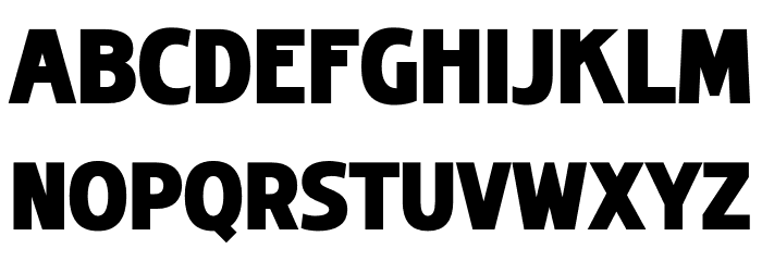 Kaliandra Font UPPERCASE