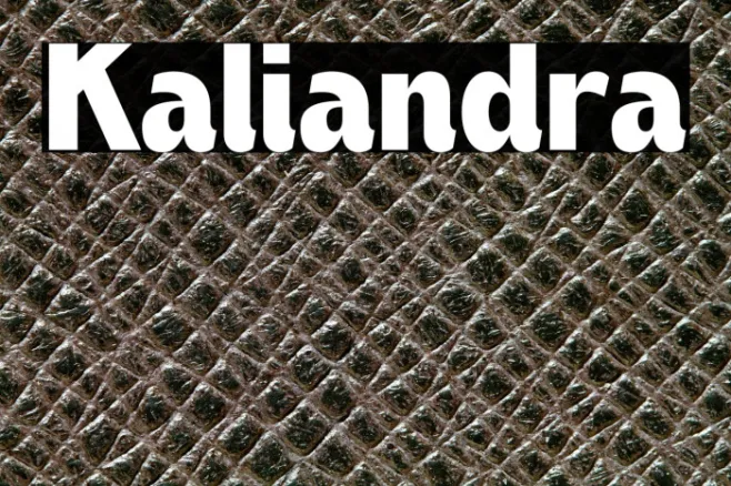 Kaliandra Example 2